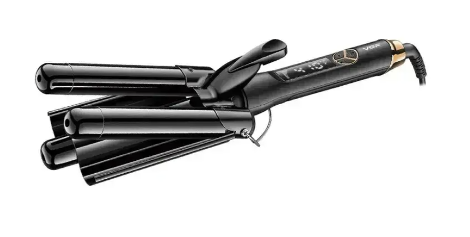 Потрійна плойка VGR V-591 для хвиль, локонів і об'ємної укладки вдома - мініатюра 3