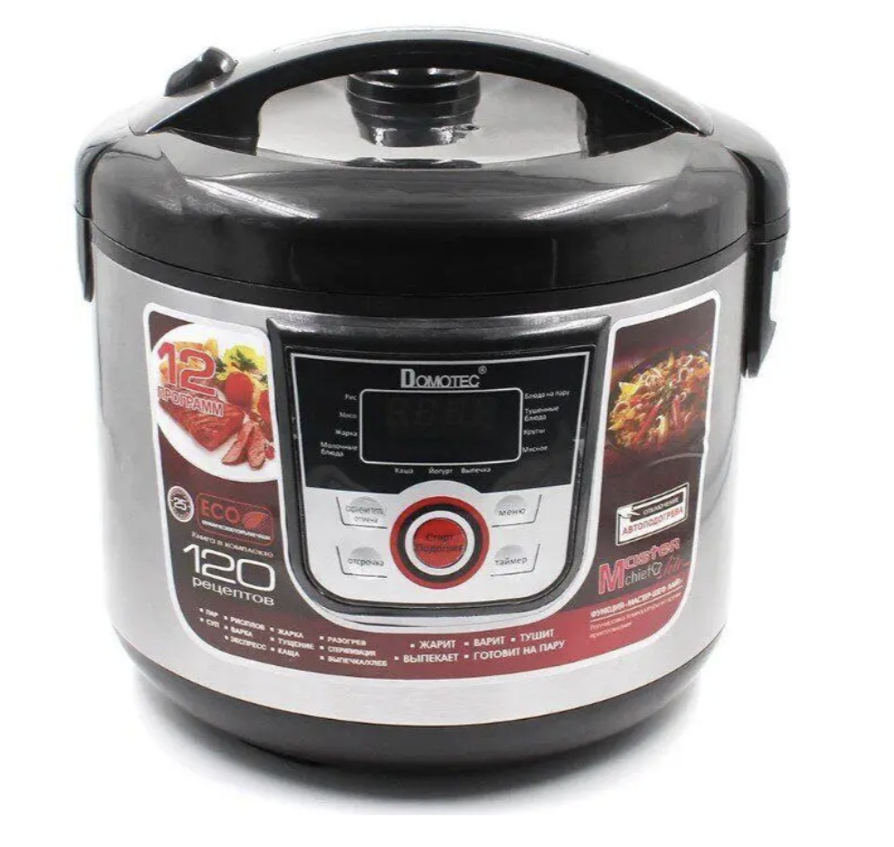 Електрична мультиварка DOMOTEC MS-7726 для кухні ∙ Мультиварка DOMOTEC MS-7726 для дому та кулінарії