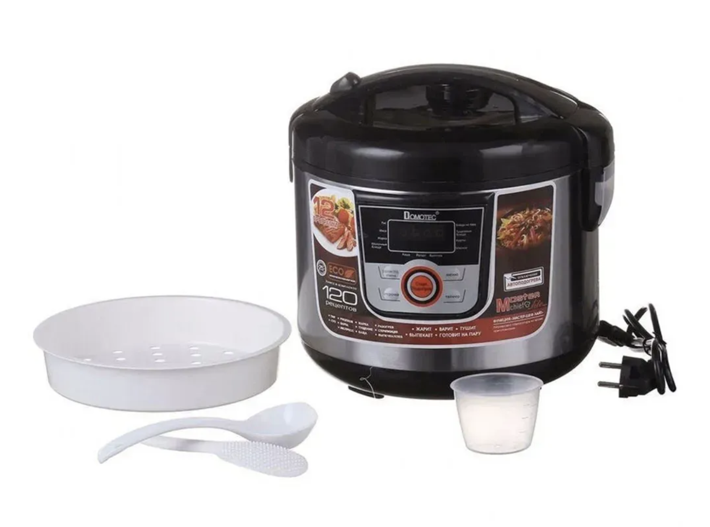 Мультиварка DOMOTEC MS-7726 на 5 л для супів, каш і щоденного домашнього меню - мініатюра 4