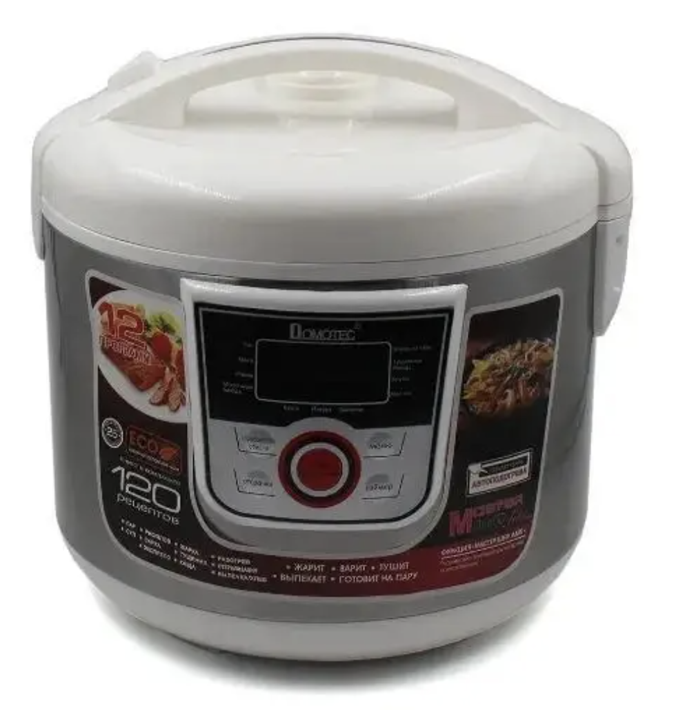 Мультиварка DOMOTEC MS-7727 White ∙ Мультиварка DOMOTEC MS-7727 для дому та кулінарії