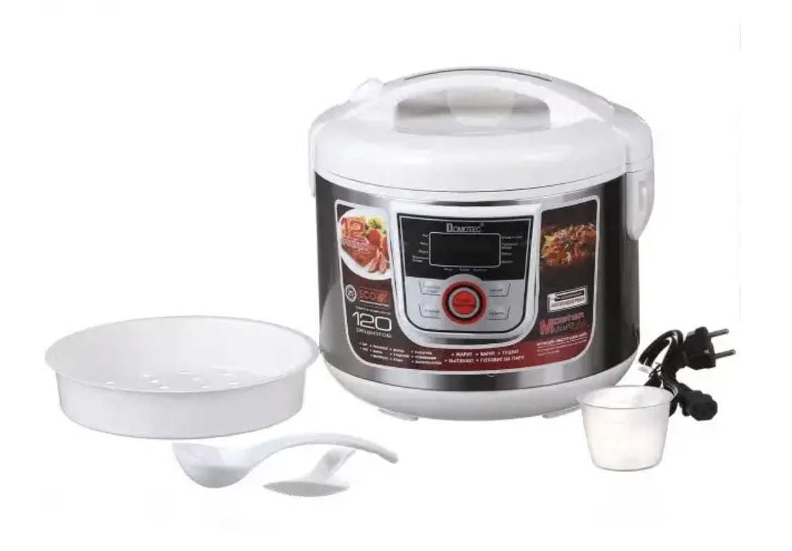 Мультиварка DOMOTEC MS-7727 на 5 л з 12 програмами для щоденного готування вдома - мініатюра 3