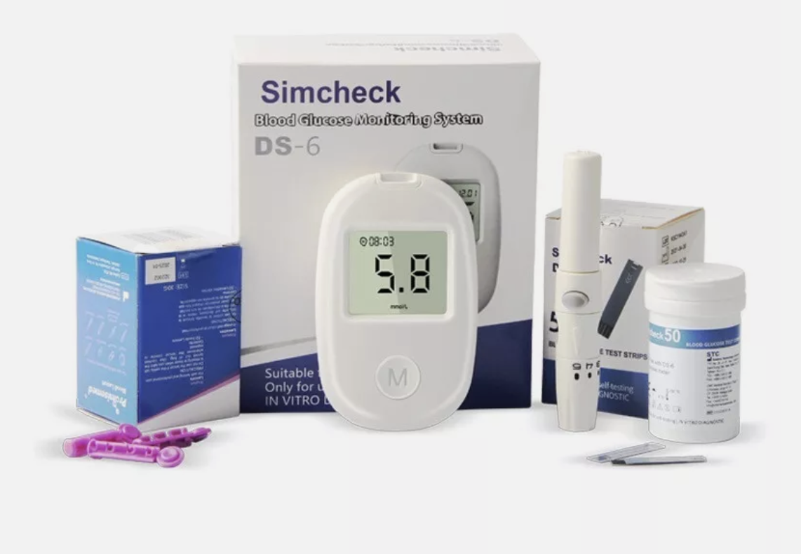 Глюкометр Glucose Meter GLM-76 ∙ Компактний глюкометр GLM-76 для вимірювання рівня цукру в крові
