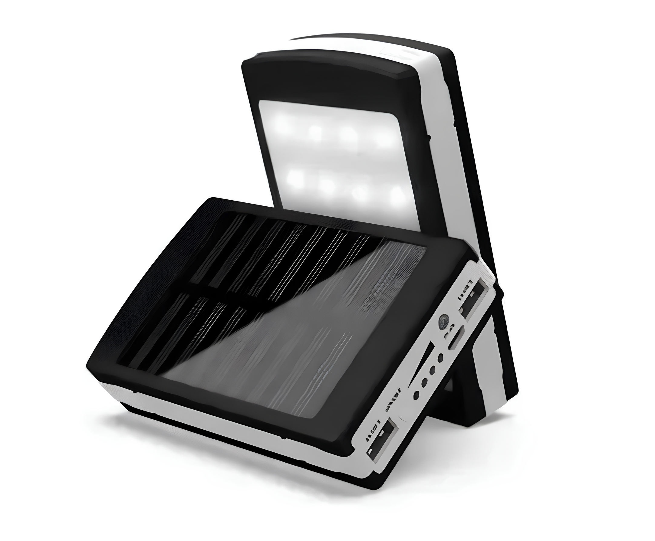 Портативний зарядний пристрій з ліхтариком Solar Power Bank 50000 mAh ∙ Зарядний пристрій Power Bank Solar 50000 mAh з LED ліхтариком