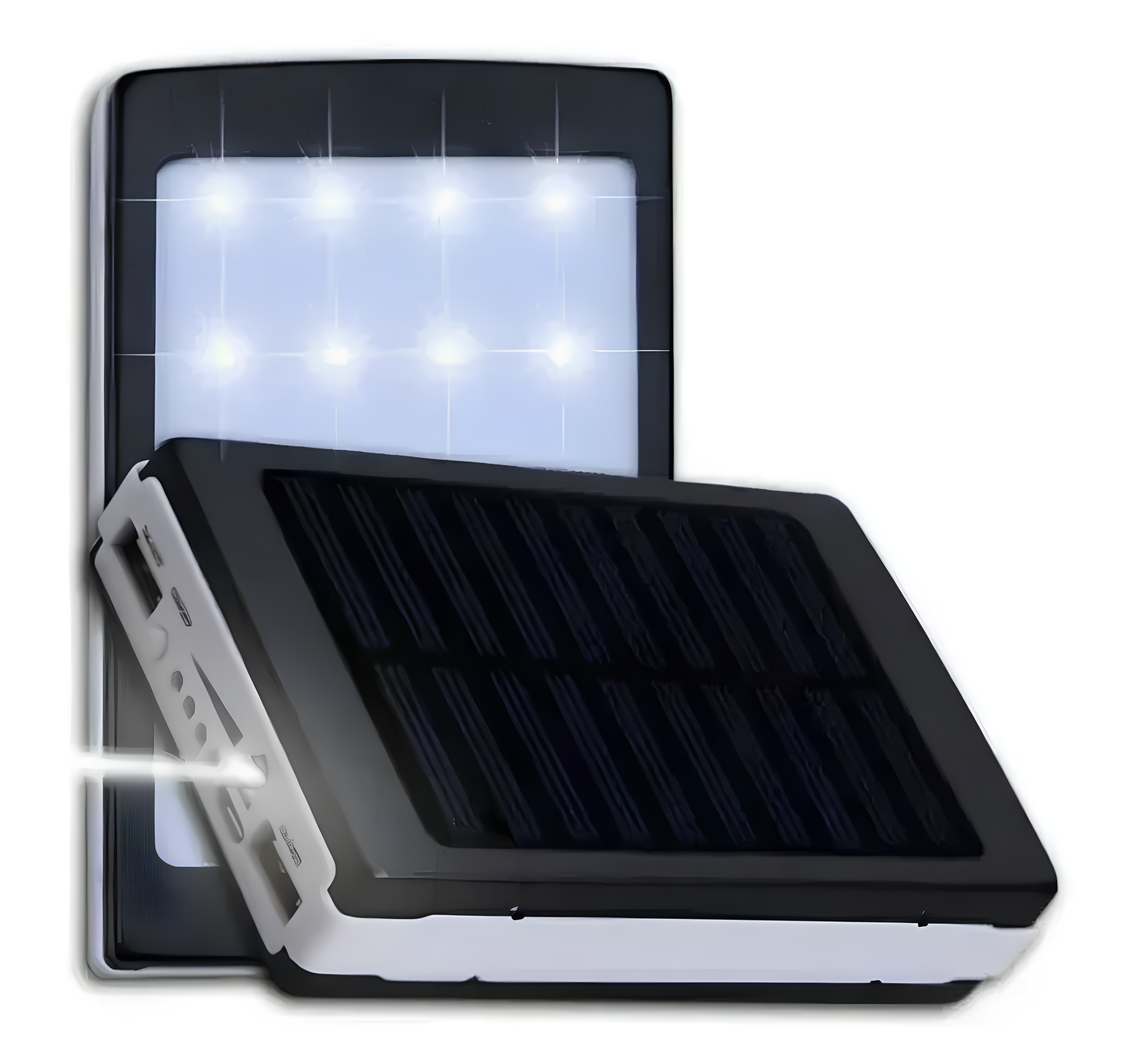 Solar Power Bank 50000 mAh з сонячною панеллю і ліхтариком для подорожей та відключень - мініатюра 4