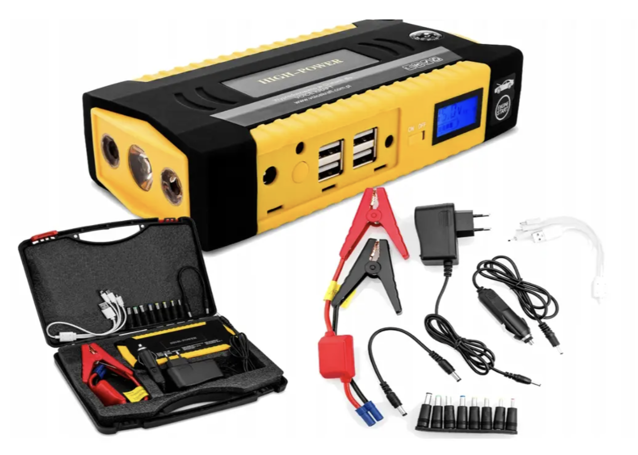 Пускозарядний пристрій Jump Starter JS19D з дисплеєм і powerbank - мініатюра 2