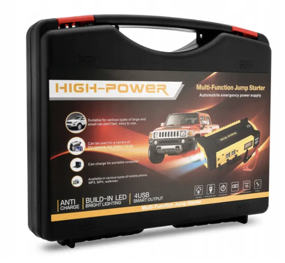 Пускозарядний пристрій Jump Starter JS19D з дисплеєм і powerbank - мініатюра 8