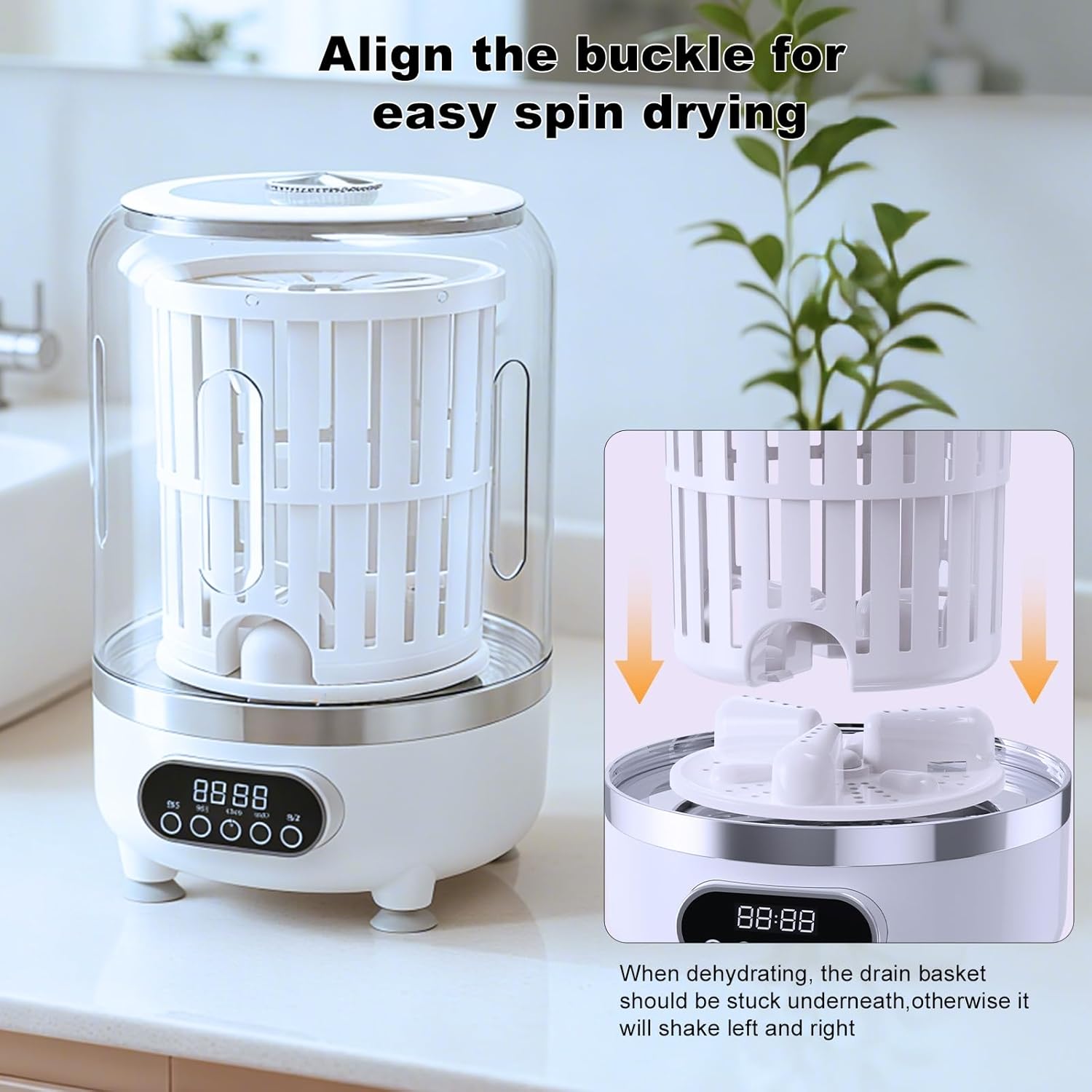 Міні-пральна машинка Laundry Cup 3 в 1 для дрібних і делікатних речей - мініатюра 3