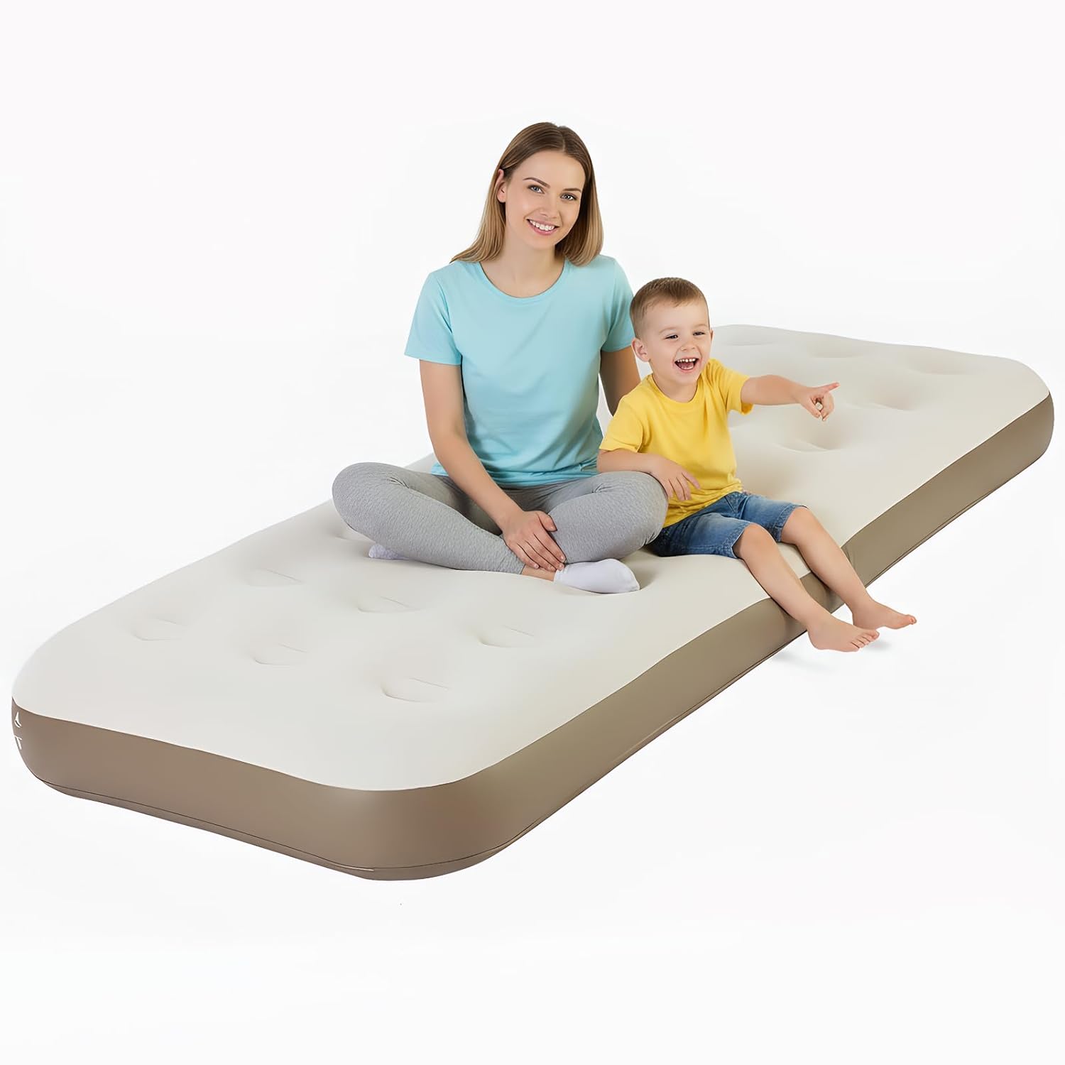 Надувний матрац для кемпінгу 191×73×22 см ∙ Односпальний матрац для відпочинку та дому