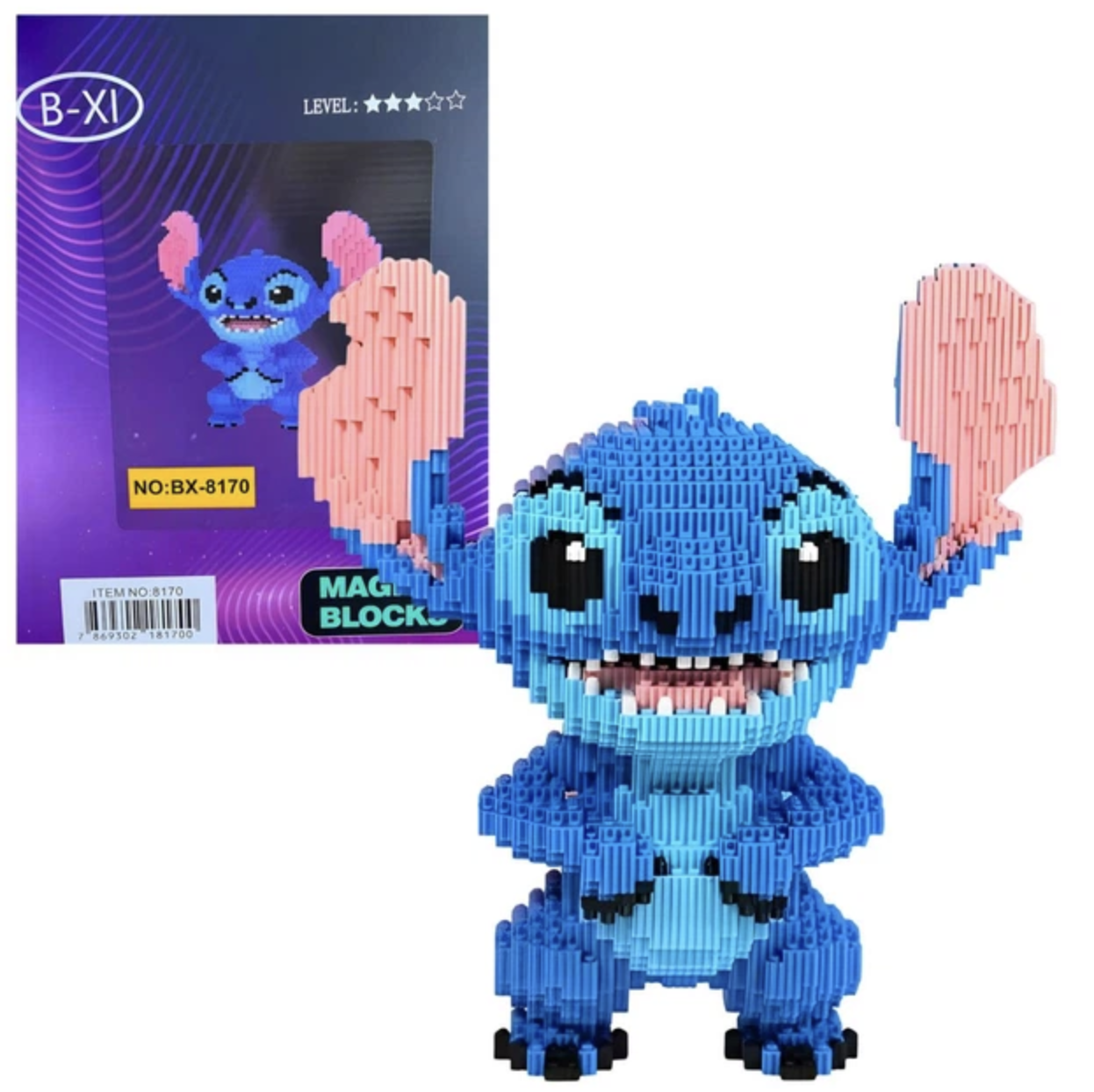 3D конструктор Magic Blocks на 5600 деталей зі Стічем висотою 33 см - мініатюра 5