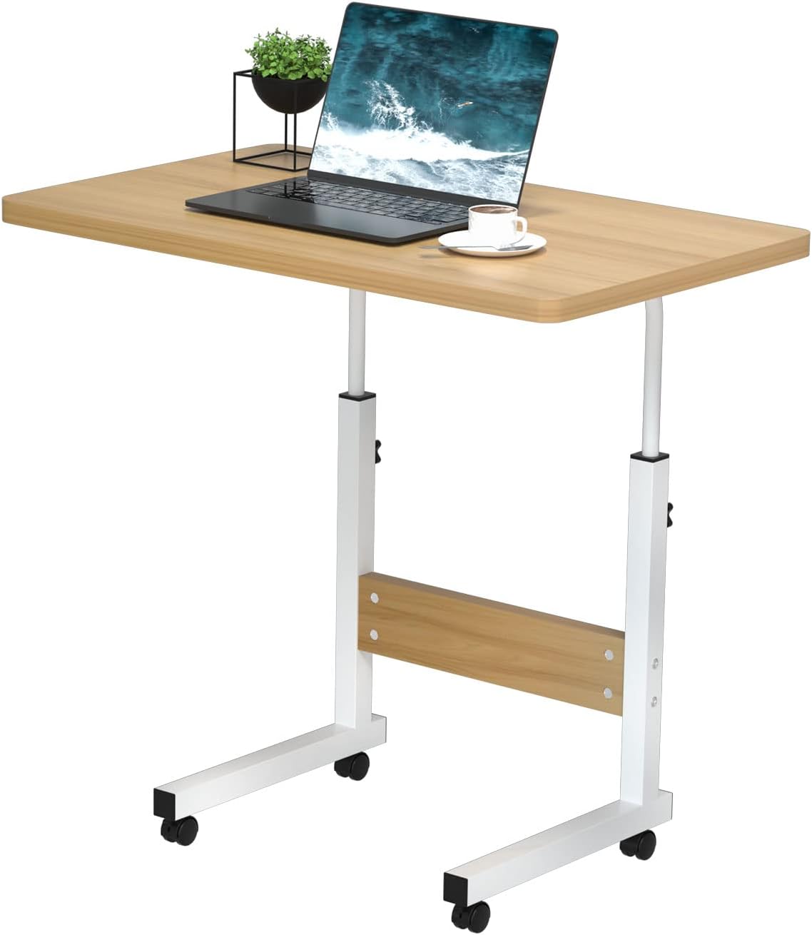 Столик для ноутбука Drom з регулюванням висоти 60х40 ∙ Приліжковий та універсальний столик 60×40 см