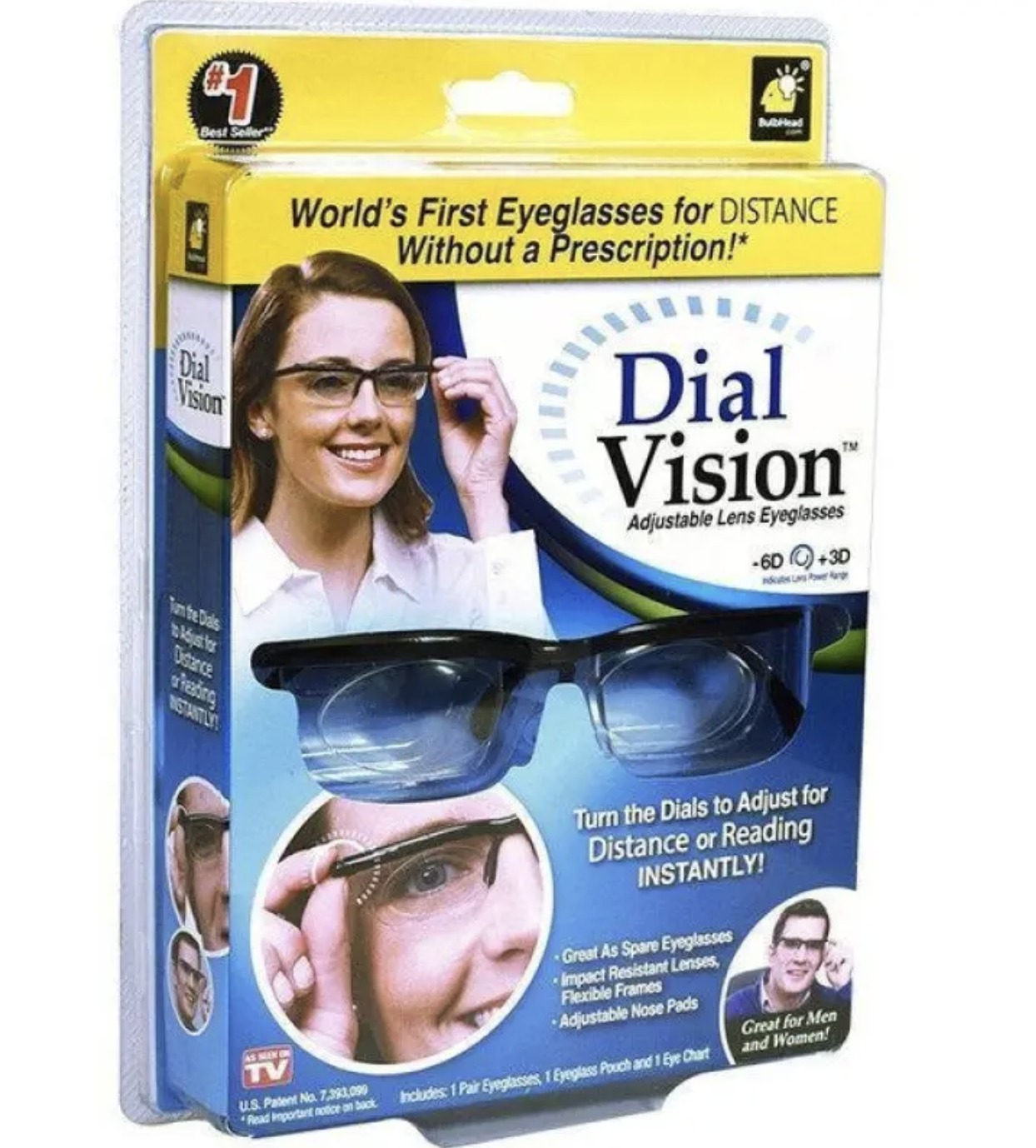 Окуляри Dial Vision з регулюванням діоптрій від -6 до +3 - мініатюра 3