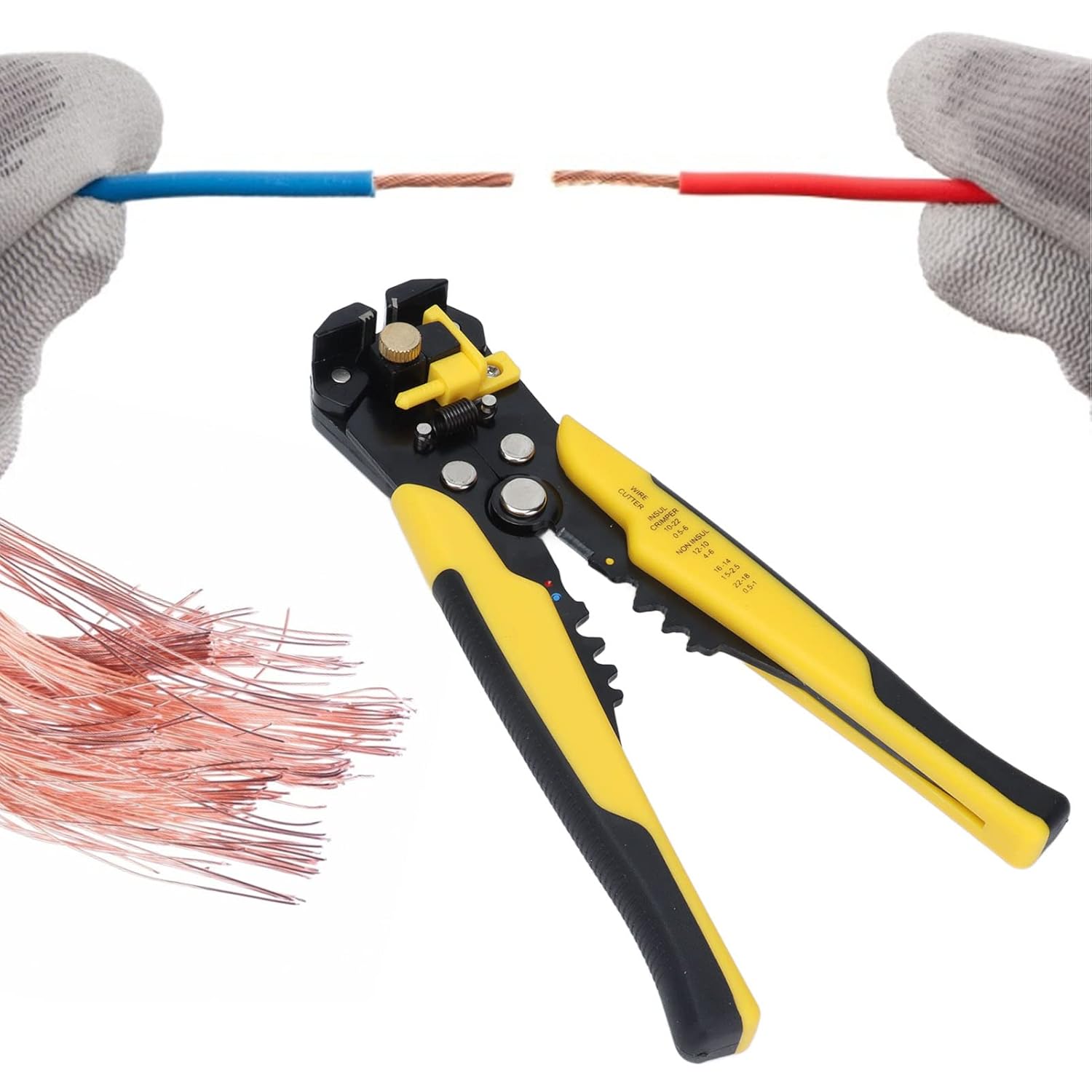 Кліщі для зняття ізоляції посилені ∙ Багатофункціональний стрипер для електромонтажних робіт