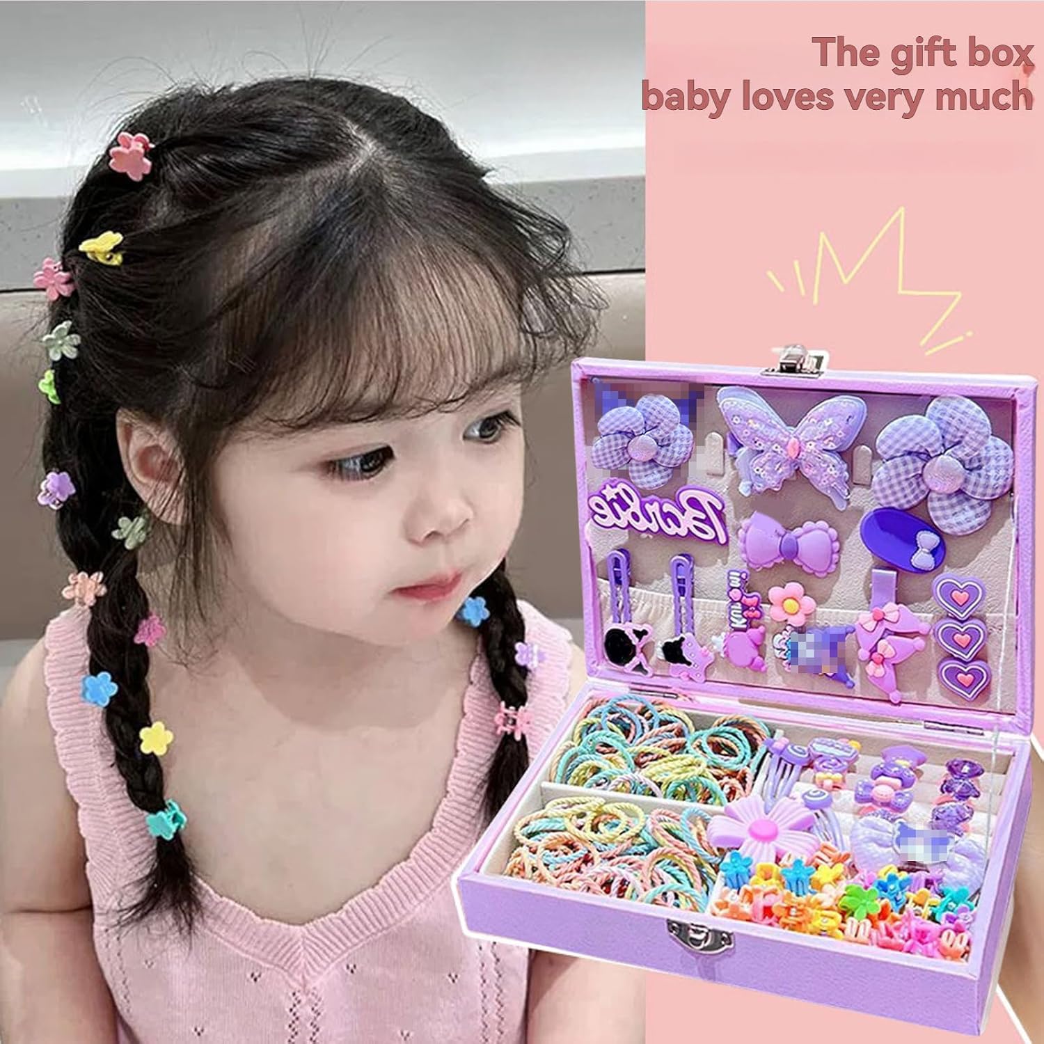 Подарунковий набір аксесуарів для волосся Куромі з 155 елементами - мініатюра 6