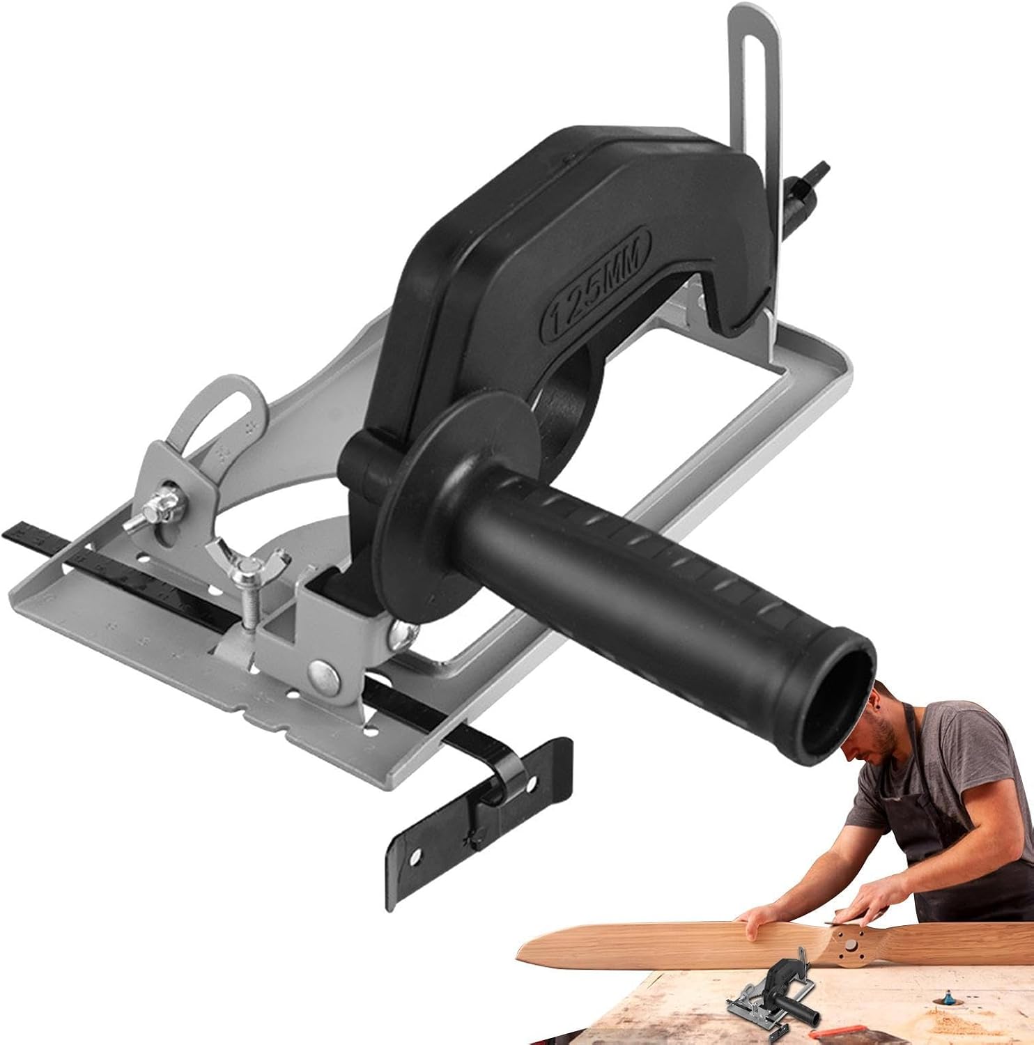 Тримач для кутової шліфувальної машини ∙ Регульований кронштейн для різання металу та дерева