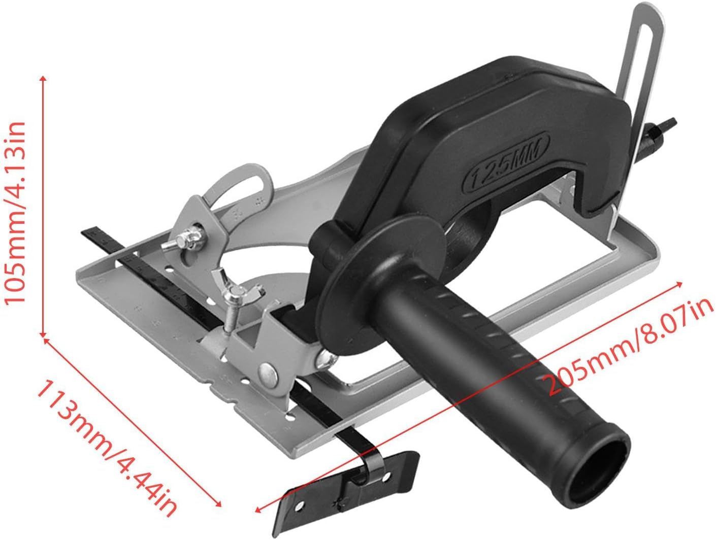 Тримач для кутової шліфувальної машини з кутом 0-45° і глибиною 0-40 мм - мініатюра 2