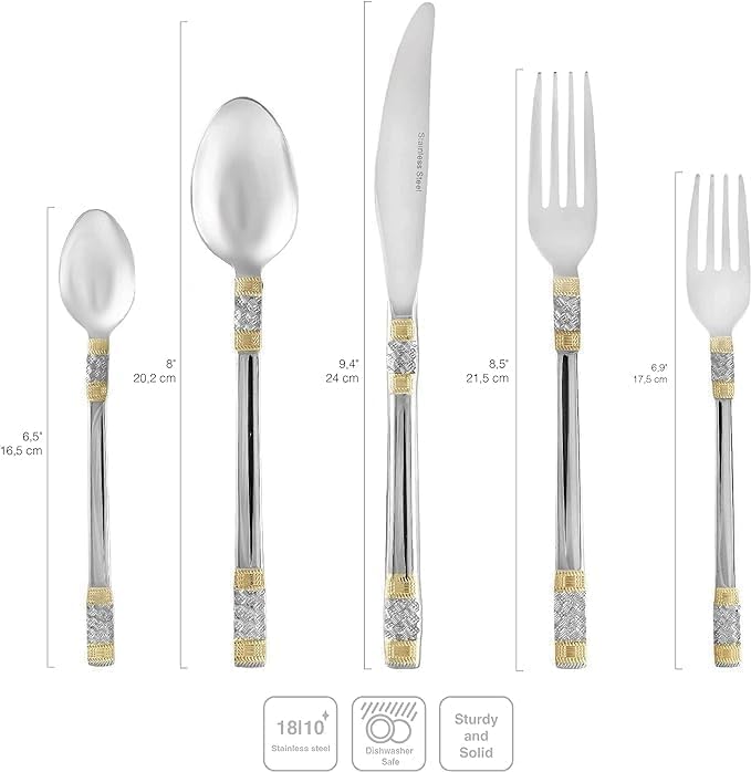 Набір столових приборів Bachmayer 72 предмети на 12 персон у кейсі - мініатюра 2