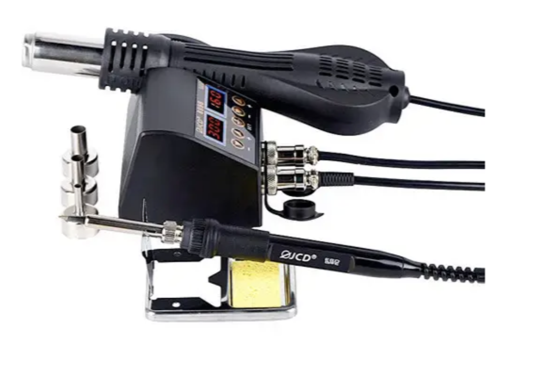 Паяльна станція Micro JCD 8898 80 Вт з термофеном і подвійним дисплеєм - мініатюра 2