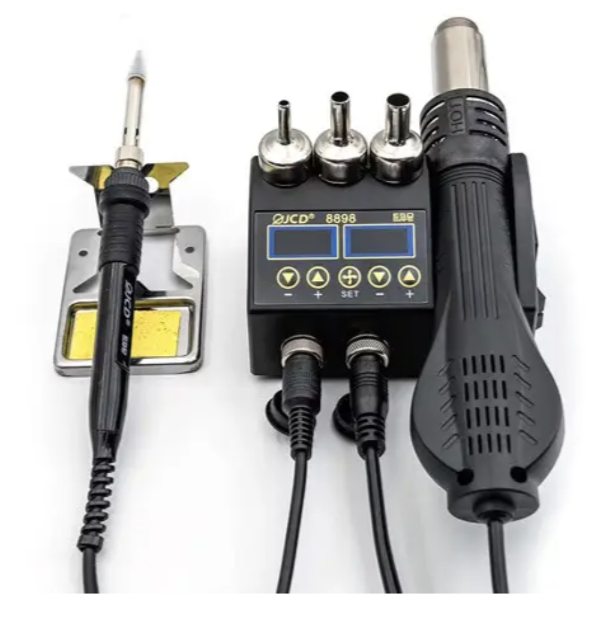 Паяльна станція Micro JCD 8898 80 Вт з термофеном і подвійним дисплеєм - мініатюра 4