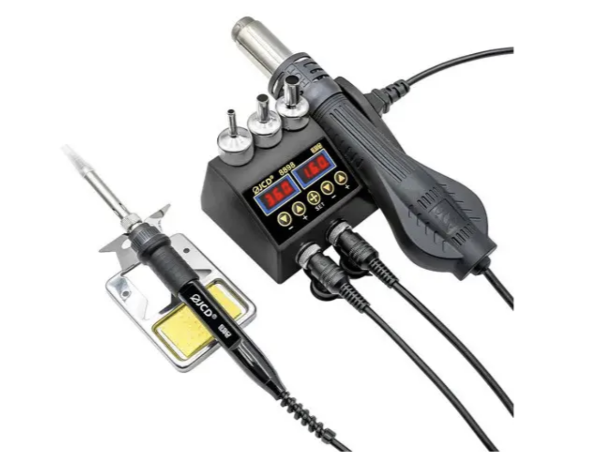 Паяльна станція Micro JCD 8898 80 Вт з термофеном і подвійним дисплеєм - мініатюра 5