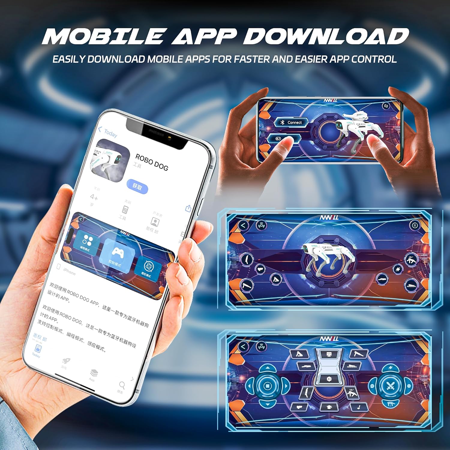 Робот-собака MECH GUARDIAN для інтерактивної гри і програмування - мініатюра 6