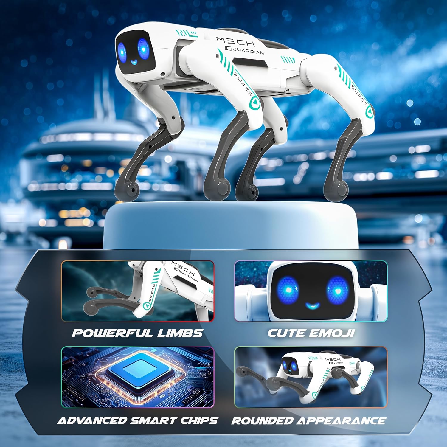 Робот-собака MECH GUARDIAN для інтерактивної гри і програмування - мініатюра 7