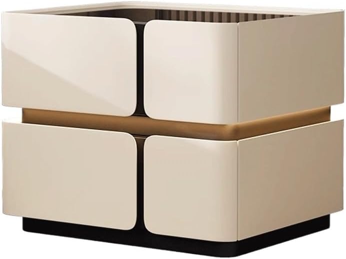 Приліжкова LED-тумба SZXF01 з USB бездротовою зарядкою і Bluetooth ∙ Тумбочка SZXF01 для спальні