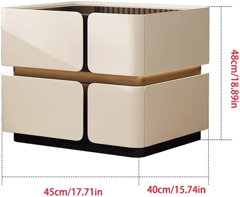 LED-тумба SZXF01 з бездротовою зарядкою, USB і Bluetooth - мініатюра 2