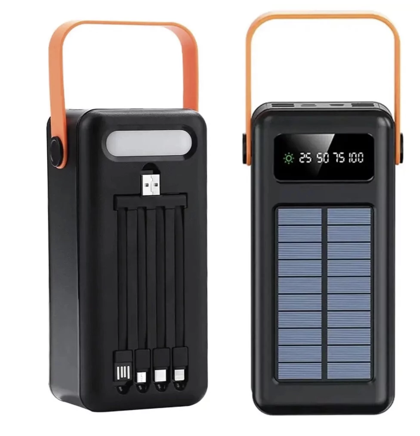 Power Bank SOLAR YM-636CX 80000 mAh з ліхтариком ∙ Портативний акумулятор YM-636C на сонячній батареї