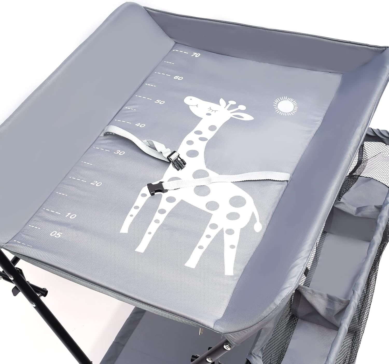 Пеленальний столик 74 x 80 x 104 см для купання, пеленання і масажу - мініатюра 4