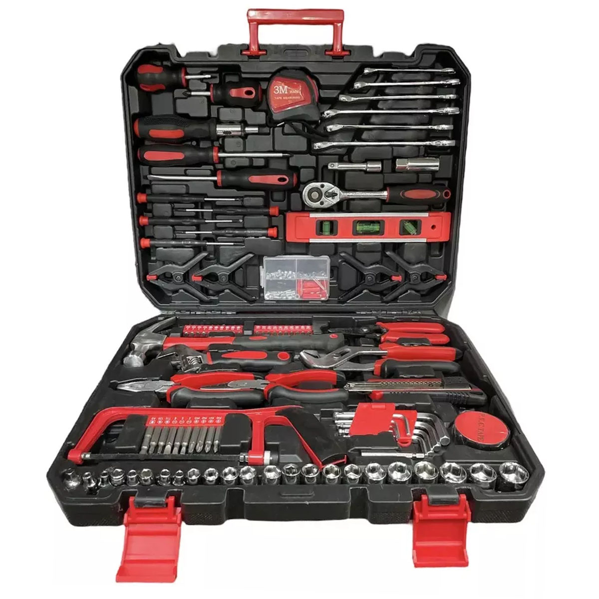 Набір інструментів для авто 157 предметів у кейсі ∙ Універсальний комплект 157 предметів для ремонту та обслуговування