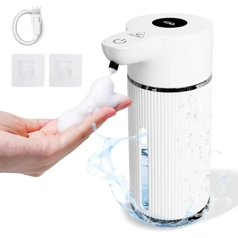 Диспенсер сенсорний із дисплеєм для мила M15 • Автоматичний безконтактний дозатор мила 420 мл