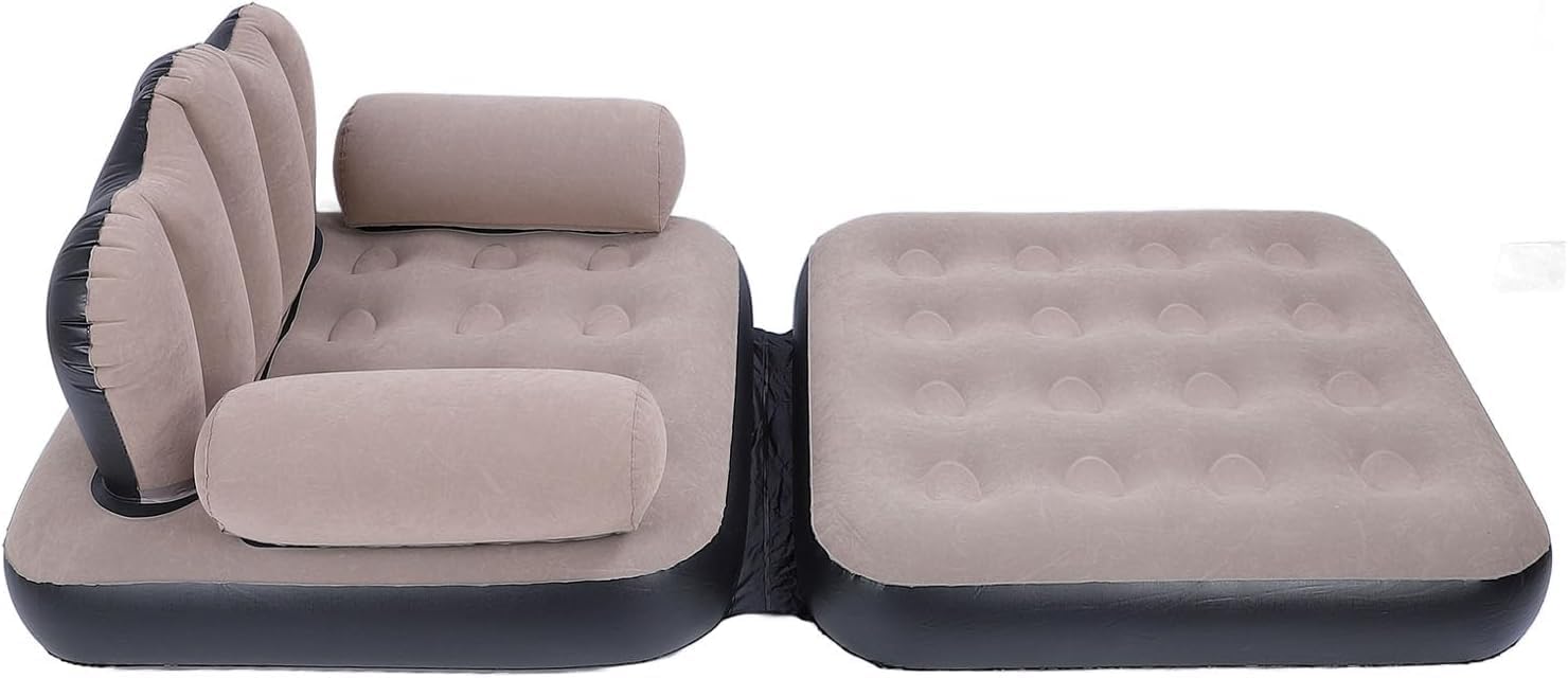 Надувне крісло 2 в 1 з електронасосом для дачі і кемпінгу - мініатюра 7