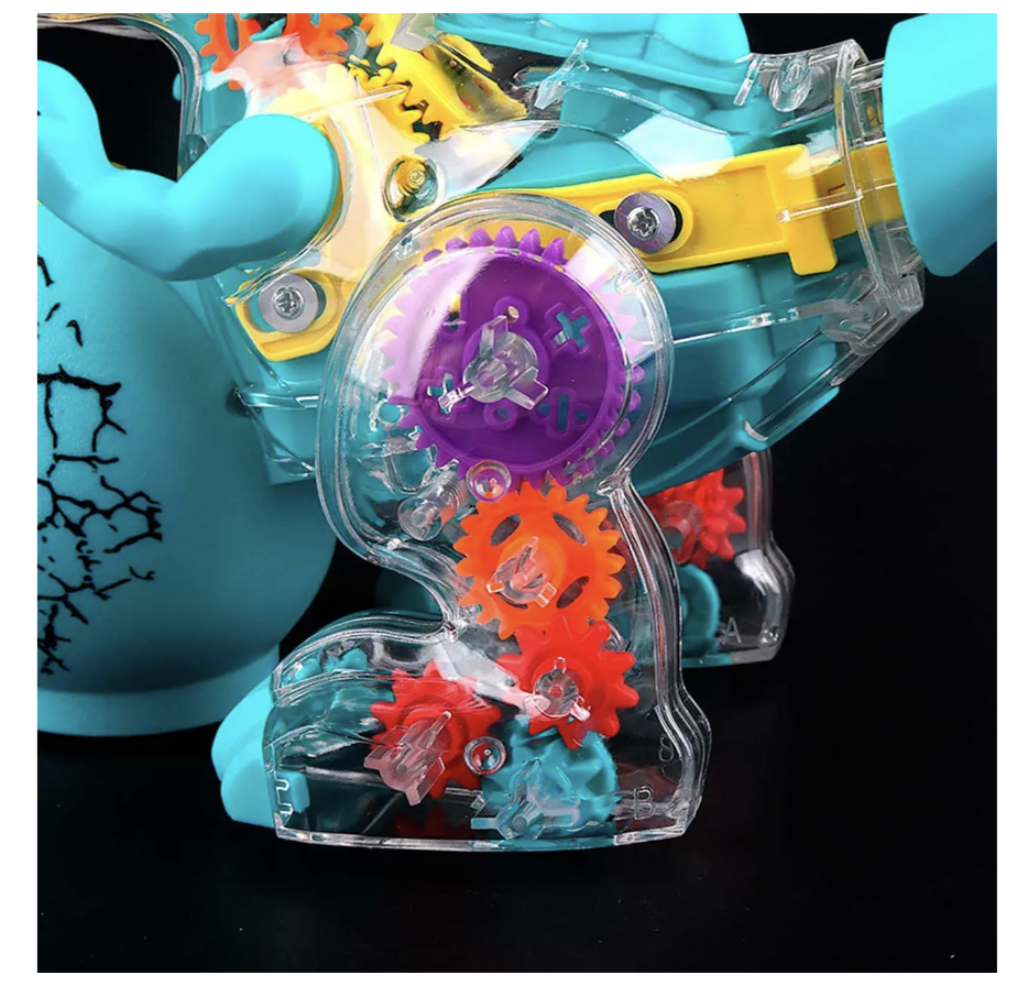 Танцюючий динозавр Dinas Gear з музикою, світлом і рухом - мініатюра 6