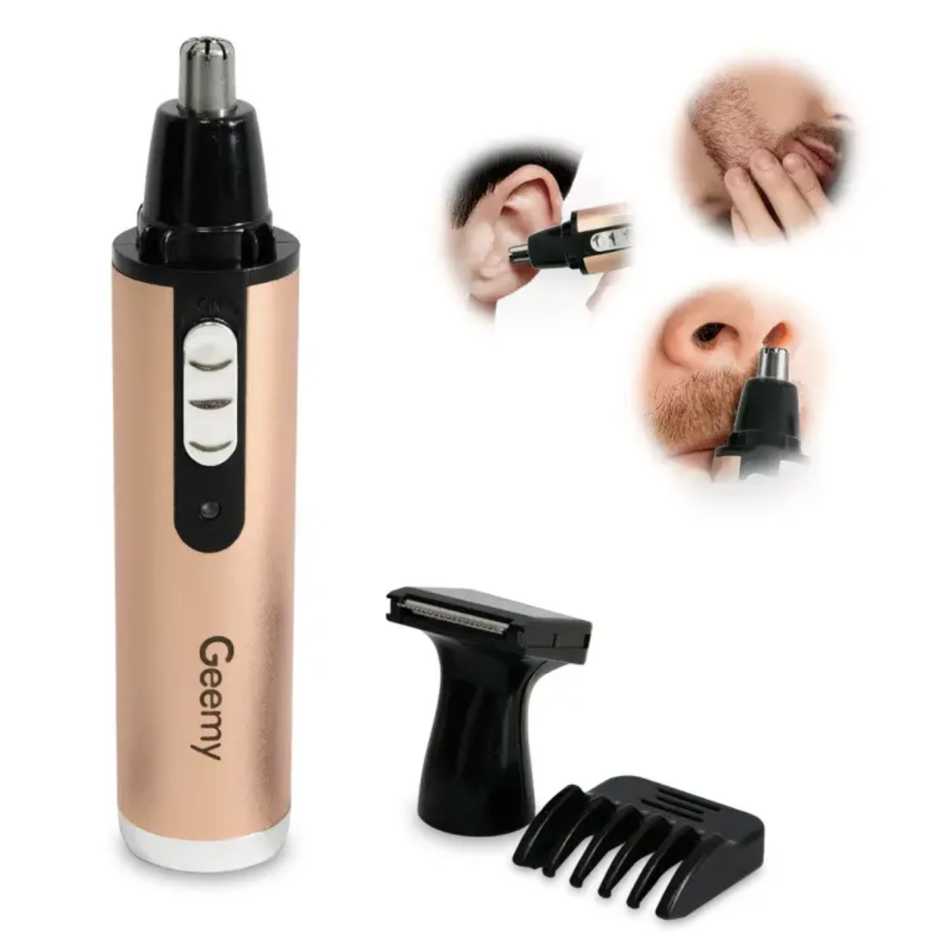 Тример GEMEI GM-3112 2 в 1 для носа, вух і окантовки - мініатюра 2