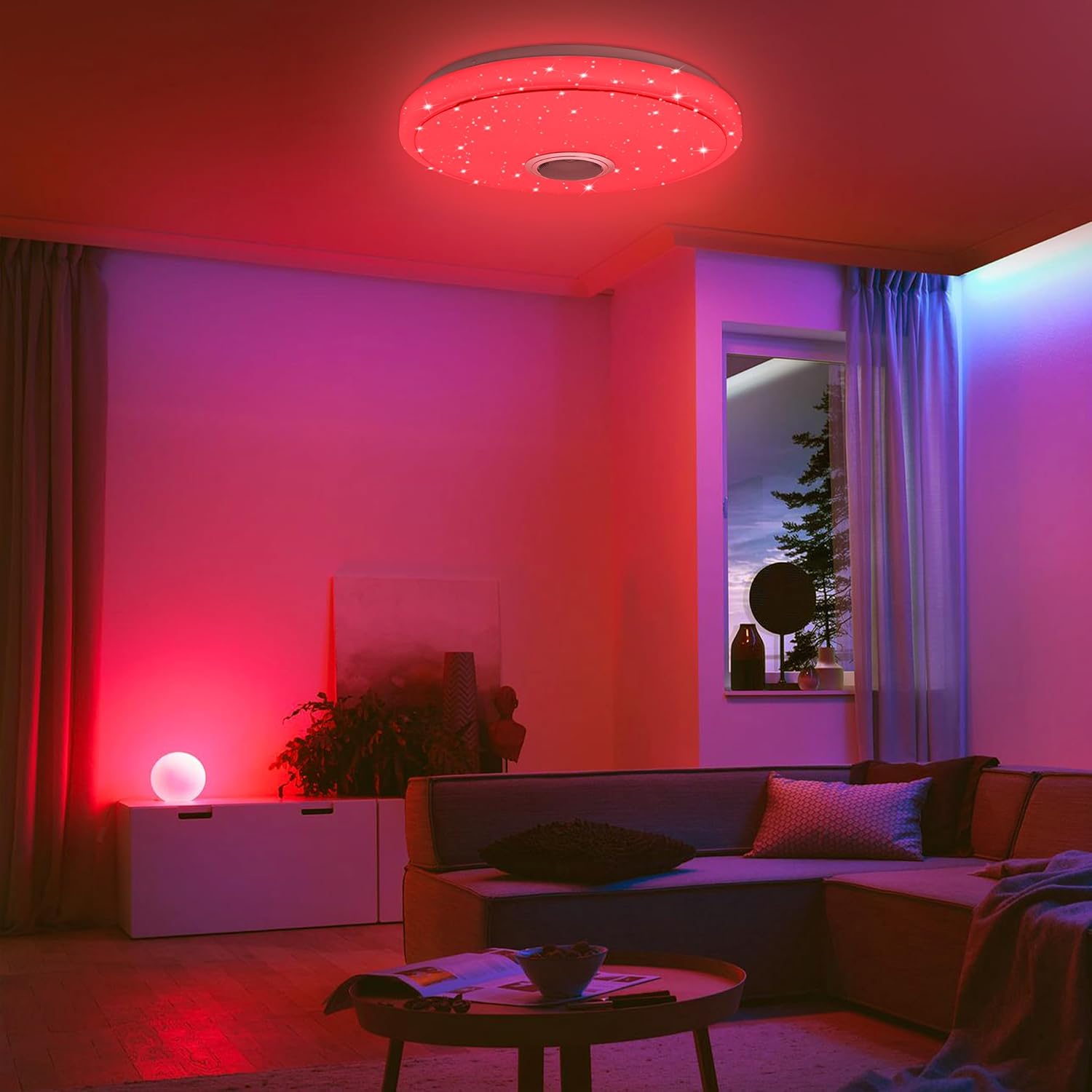 RGB Lamp 38 см з Bluetooth-колонкою для світла і атмосфери вдома - мініатюра 7