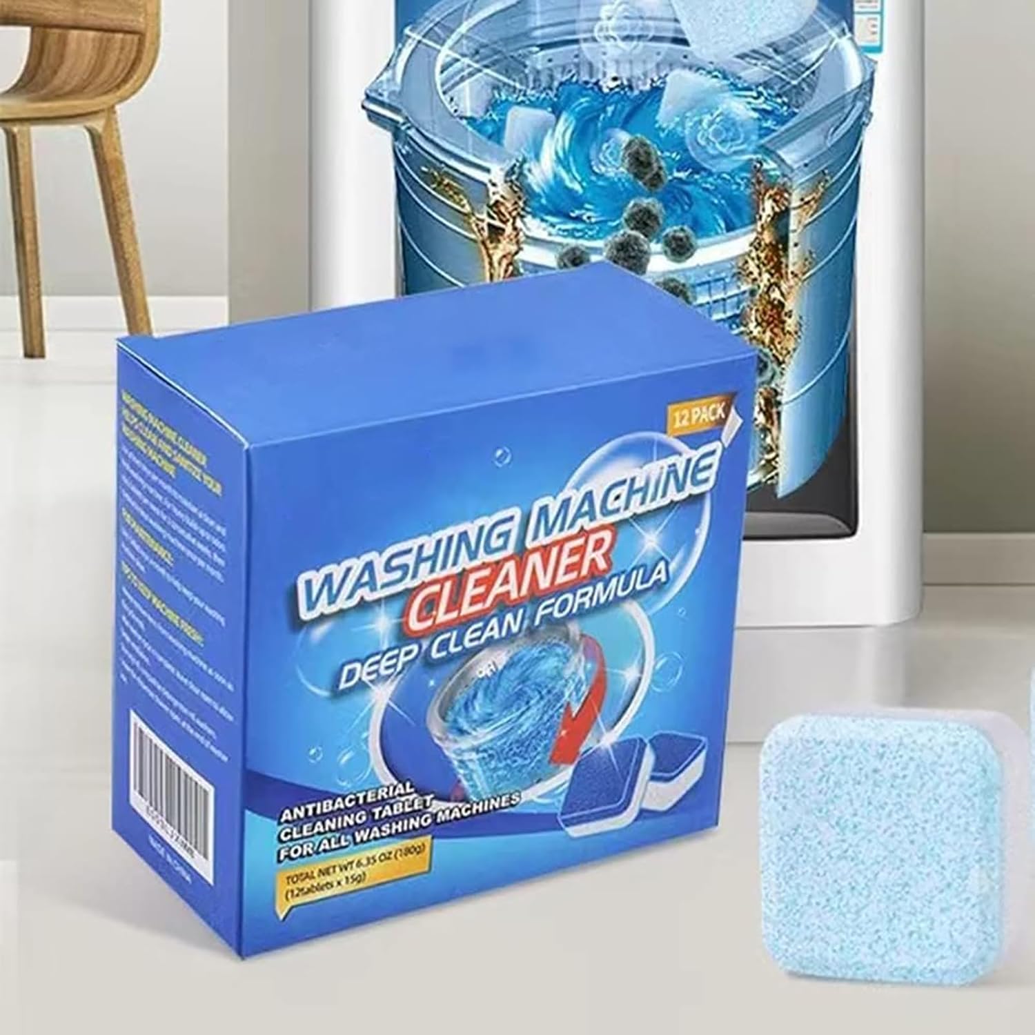 Washing Machine Cleaner для очищення пральної машини від нальоту, бруду і запаху - мініатюра 4
