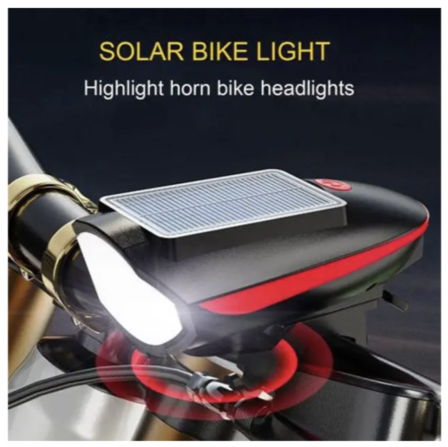 Велофара X-Balog S7599 з USB Type-C і дзвінком для безпечних поїздок - мініатюра 6