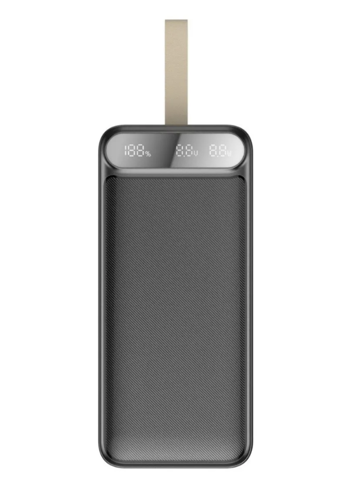 Зовнішній акумулятор Power Bank на 100 000 мАг з дисплеєм і ліхтариком AWEI P101K 22.5W - мініатюра 3