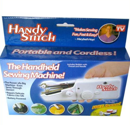 Ручна швейна машинка Handy Stitch ∙ Портативна домашня міні-машинка для швидкого шиття - мініатюра 5