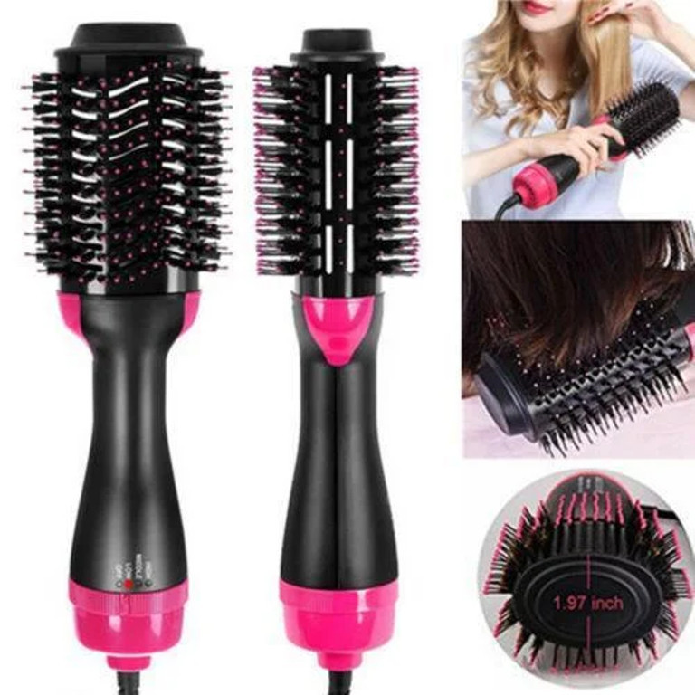 Фен - щітка для волосся One Step Hair Dryer and Styler Стайлер з обертанням для укладання волосся 3 в 1 - мініатюра 8