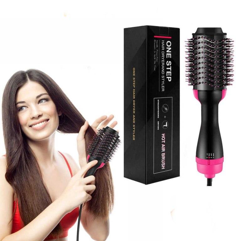 Фен - щітка для волосся One Step Hair Dryer and Styler Стайлер з обертанням для укладання волосся 3 в 1 - мініатюра 10