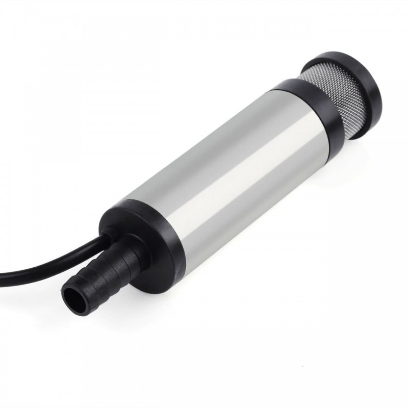 Насос для перекачування дизельного палива / соляри електричний занурювальний з крокодилами Fuel Diesel Pump 12V, 12 л/хв. - мініатюра 4