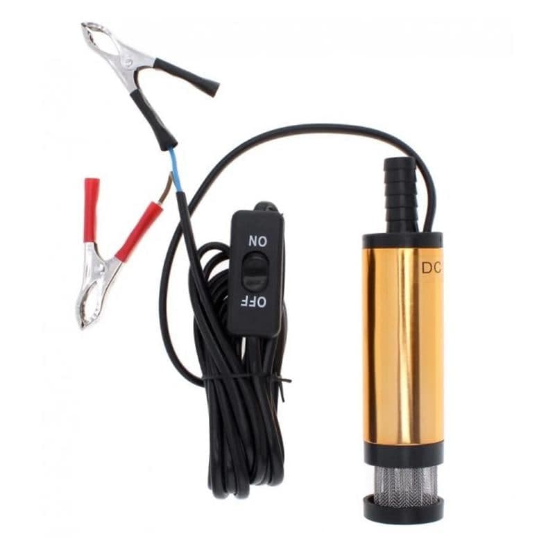 Насос для перекачування дизельного палива / соляри електричний занурювальний з крокодилами Fuel Diesel Pump 12V, 12 л/хв. - мініатюра 9