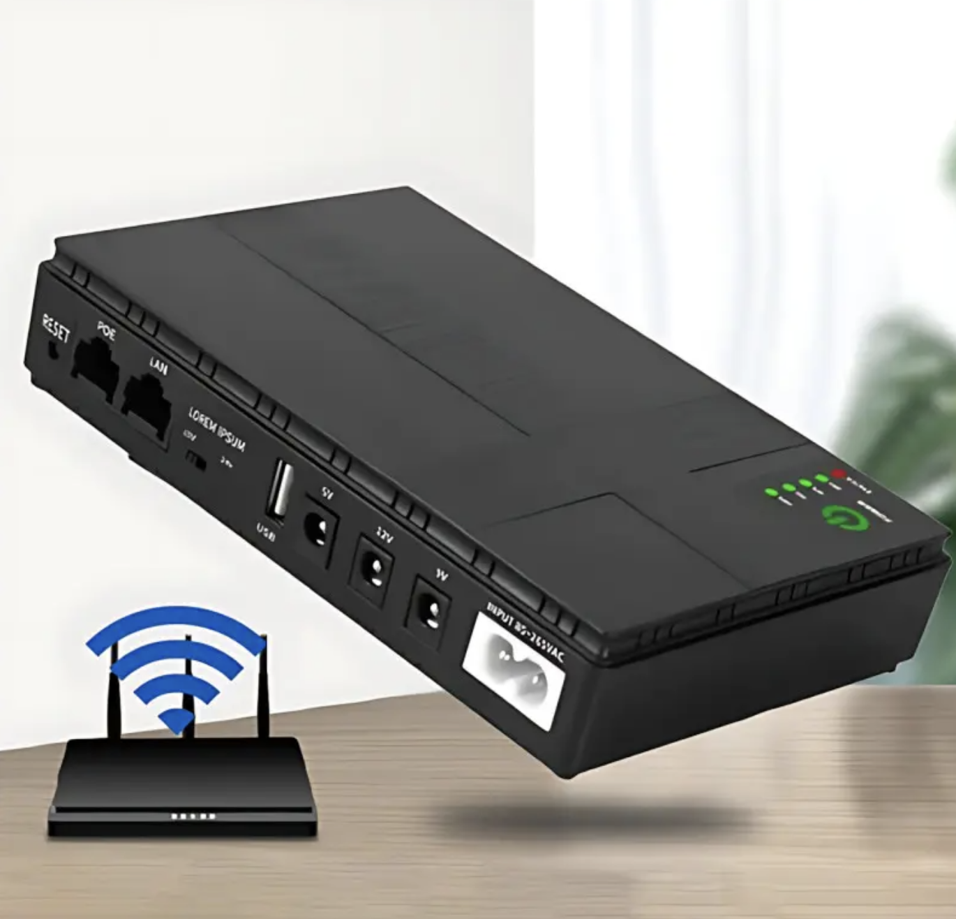 Джерело безперебійного живлення для роутера DC UPS DC1018P 18W 10400mAh - мініатюра 5