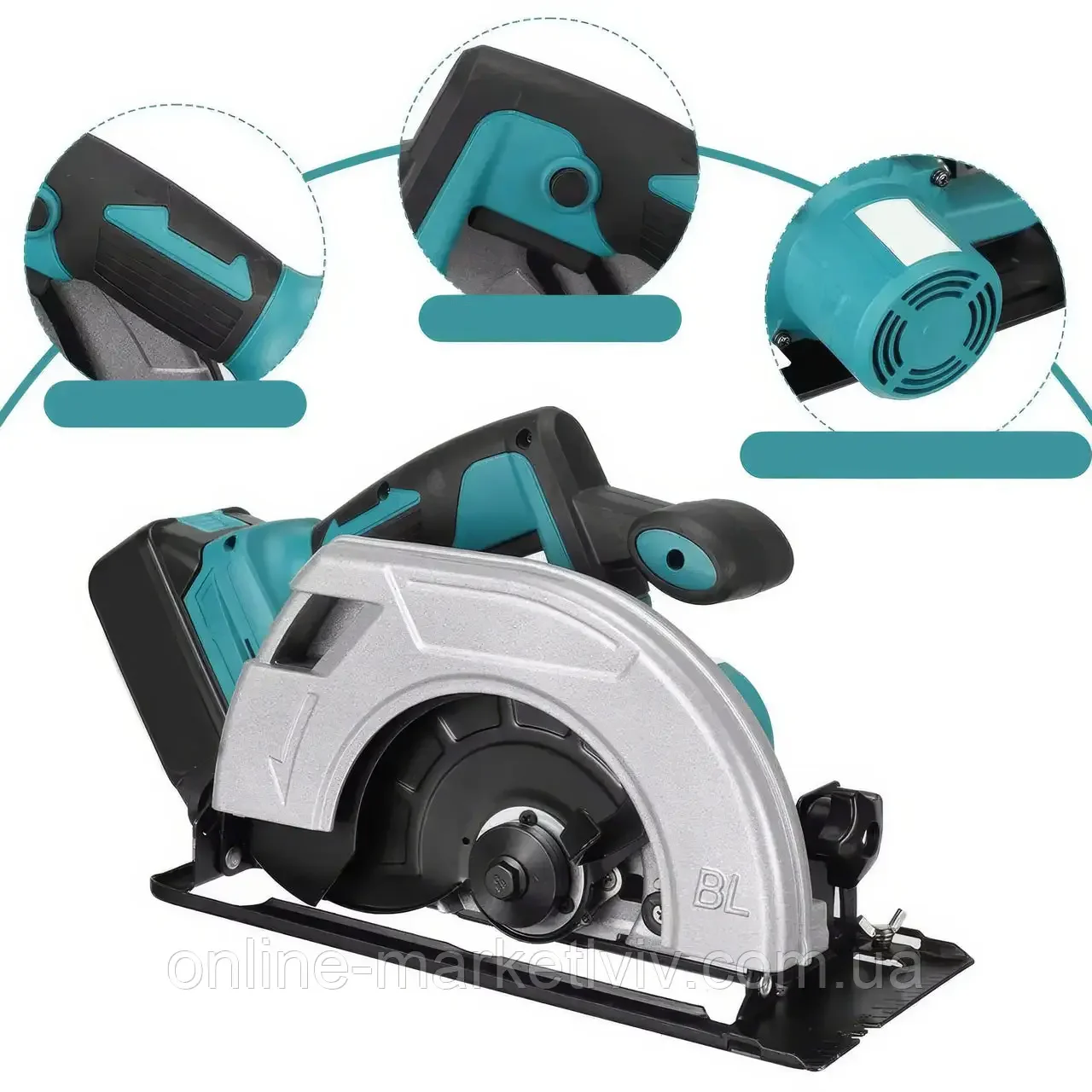 Акумуляторна циркулярна пила Circular Saw X-510 48V - мініатюра 5