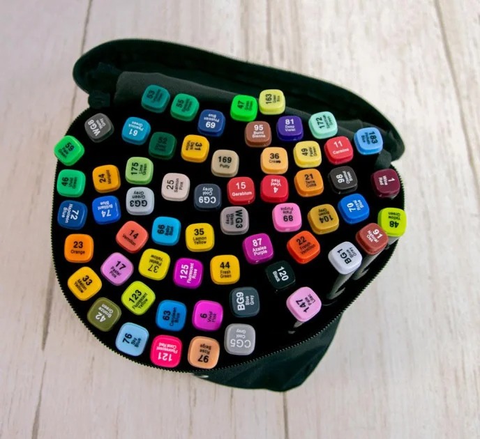 Набір двосторонніх скетч-маркерів Touch Raven 60 шт для малювання та ілюстрацій - мініатюра 6