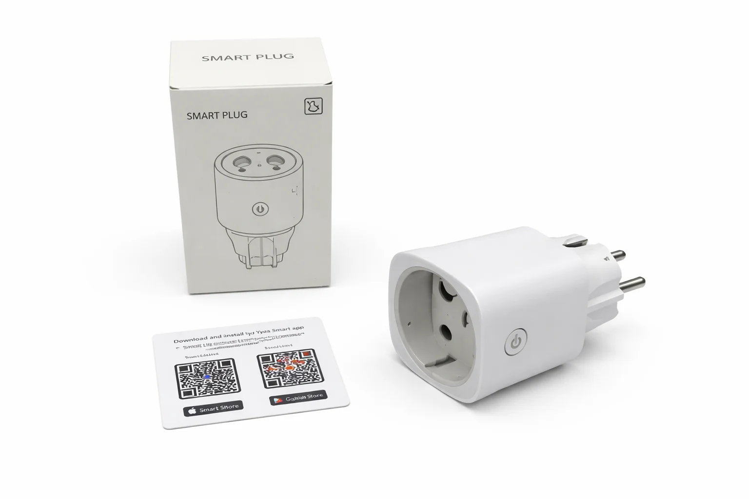 Розумна розетка Smart WiFi • Wi-Fi розетка для розумного дому з дистанційним керуванням через смартфон, таймером і контролем побутових приладів