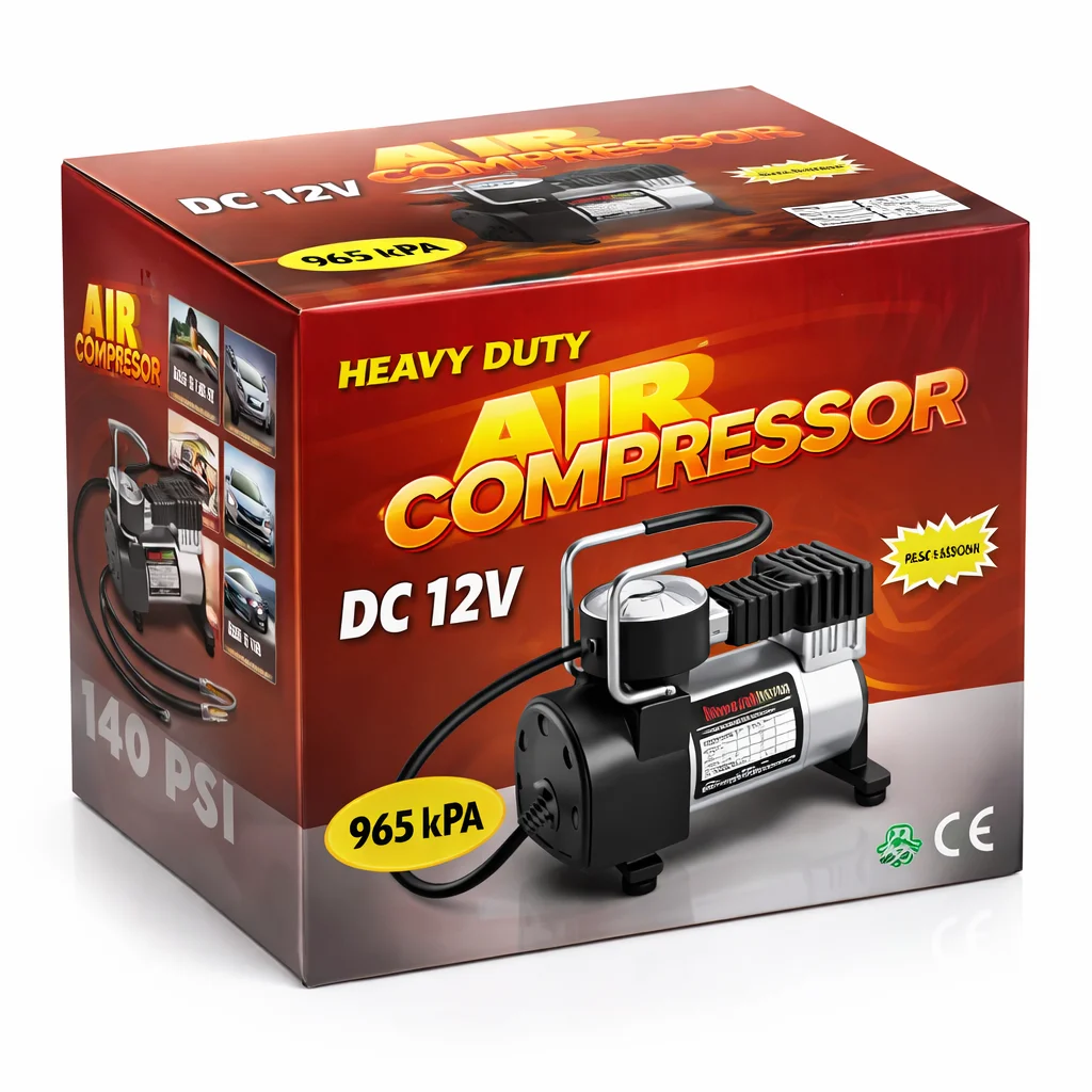 Автокомпресор XL-823 12V для шин авто, мікроавтобуса і SUV - мініатюра 2