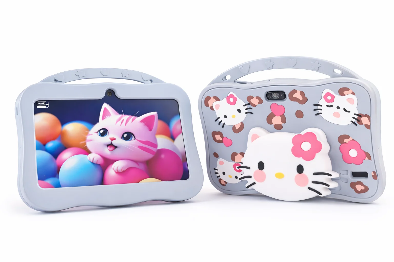 Дитячий планшет G123 Hello Kitty з Wi-Fi на Android 7 дюймів • Дитячий Android планшет для ігор, навчання, мультфільмів і подарунка дівчинці