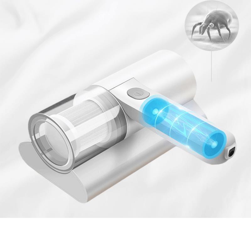 Пилосос для видалення кліщів MITE REMOVER Портативний бездротовий УФ-прилад для очищення матраців, подушок, іграшок, меблів від пилових кліщів - мініатюра 7